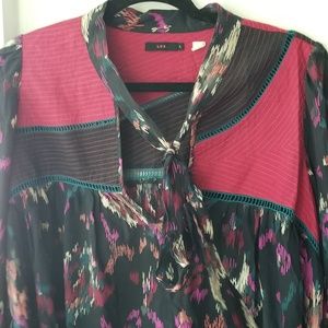 Urban Outfitters Silk Mini Dress Sz L